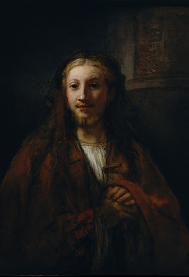 Christ with staff